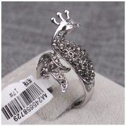 纯银女士花戒 独特个性与民族风的完美融合